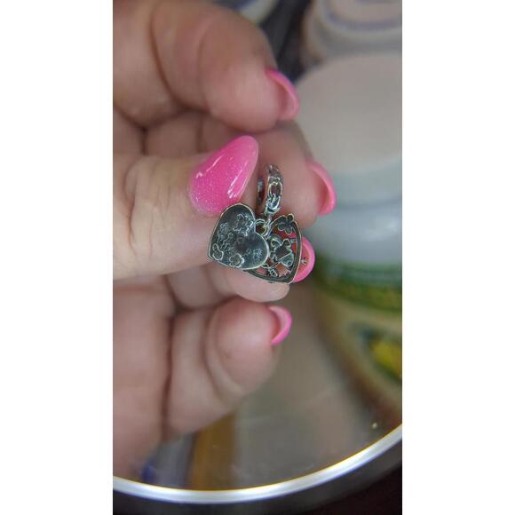 Winnie the Pooh, Eeyore, & Pooh heart charm set of 3 charms - Picture 4 of 6